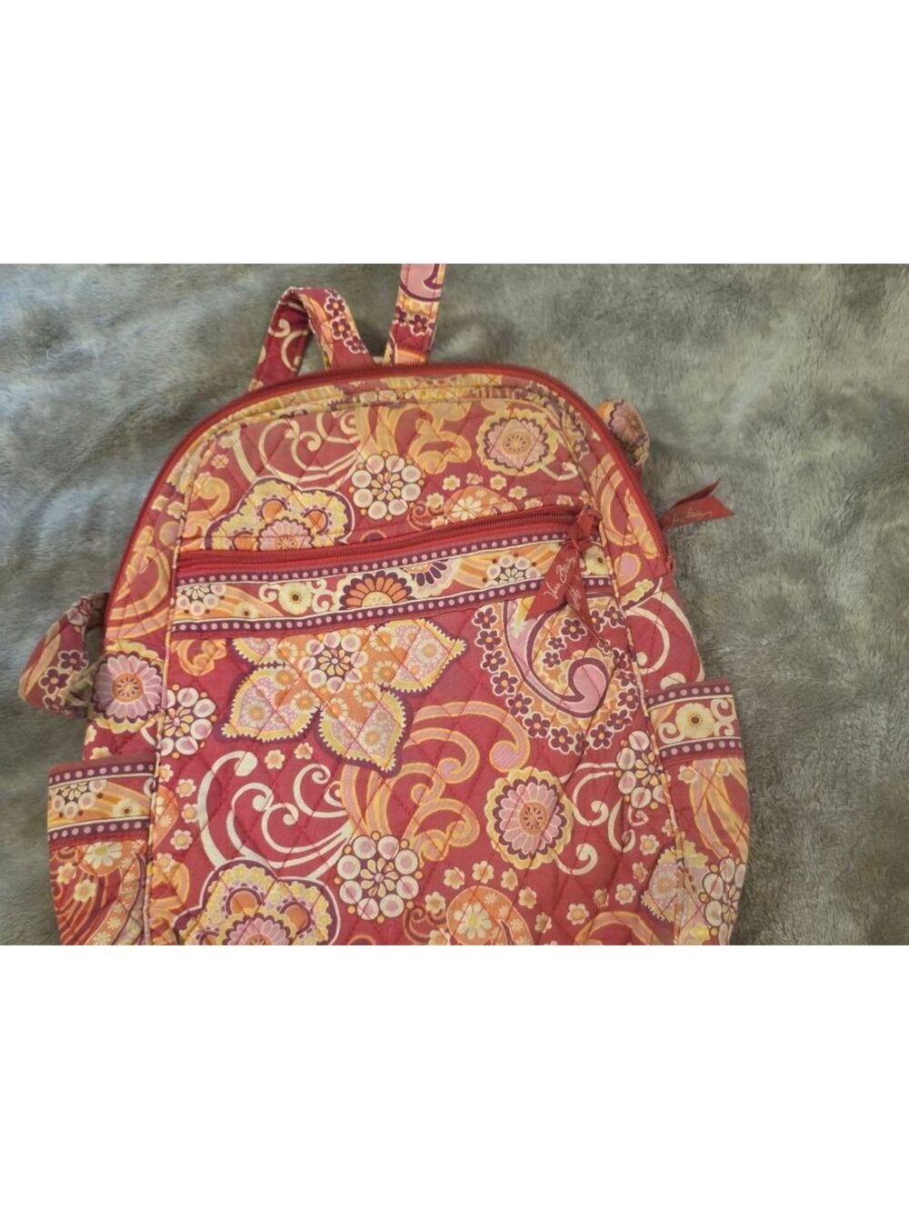 Vera Bradley Floral Patterned Quilted Backpack